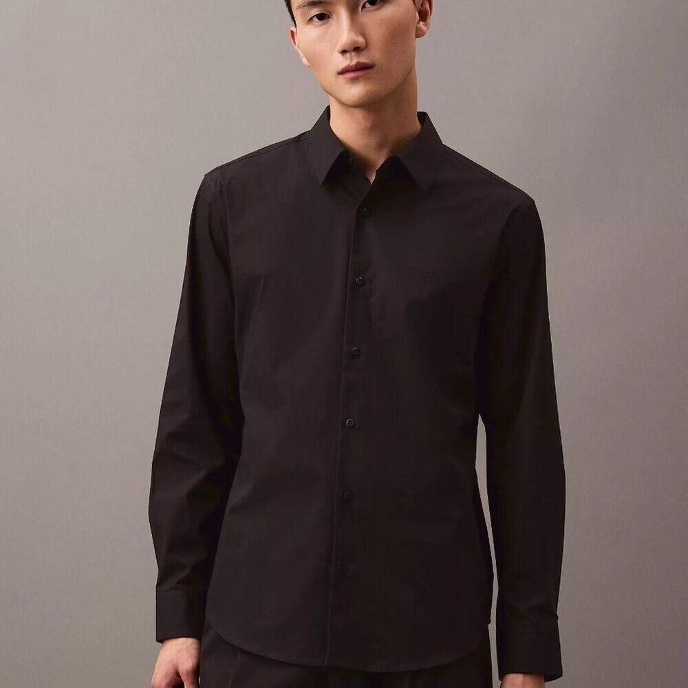 Calvin-klein Men's Black Shirt